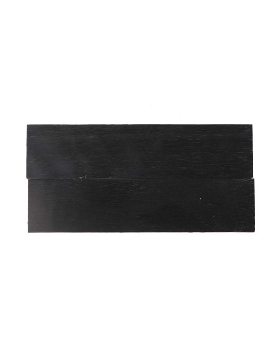 manche ébène noir ondé rare